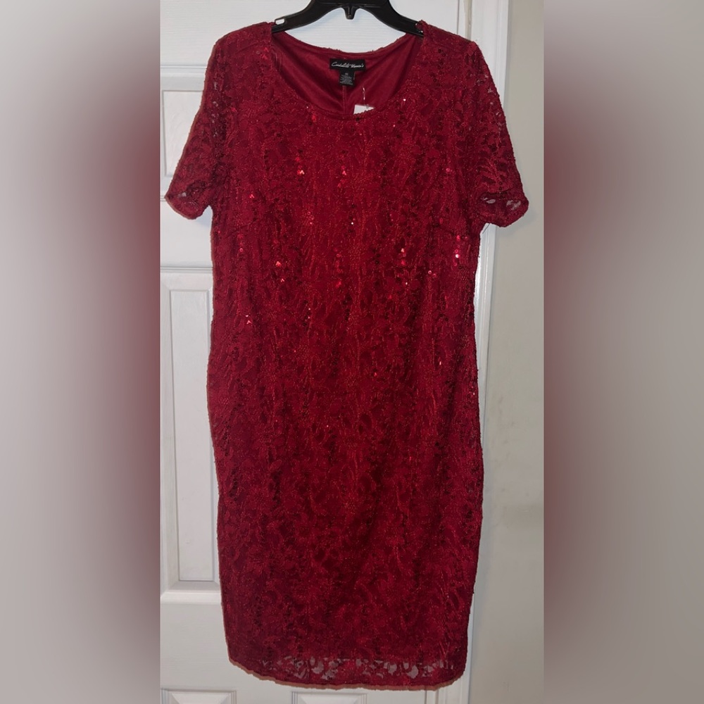 NWT, Candalite Women’s Red Dress, Size 1X
